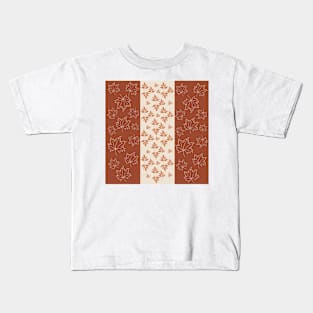 Cozy autumn repeat pattern 01 Kids T-Shirt